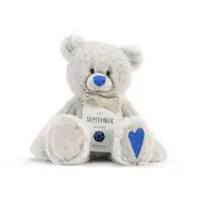 Demdaco Birthstone Bears Plush 22cm September Sapphire Clever, Whitehill 5004701054