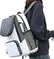 Tennis Backpack - Hiking Daily Backpack | Bag Foldable Backpacks | Badminton Tennis Racquet Bag | Badminton Equipment Storage Supplies for Teens Youth Boys Girls Women Men Family Friends