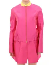 Pink Silk Blend Jacket