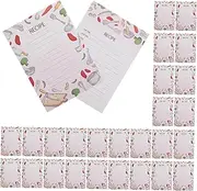 ASAKKURA Compact Recipe Papers Flash Double-Sided Note Cards 50pcs Set for Kitchen