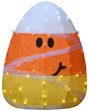 National Tree Company 28in Pre-Lit Candy Corn Mummy
