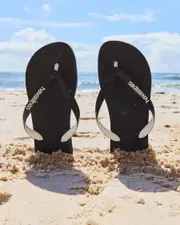 [Havaianas] Havaianas Men's Top Mix Flip Flops Slippers in Black Size 43/44 43/44 Black