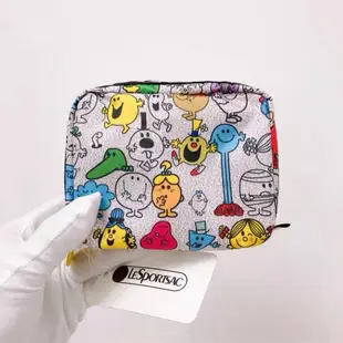 新款熱銷 LeSportsac MR. MEN LITTLE MISS 奇妙家族 化妝包收納包 6701 降落傘防水材質 限量優惠