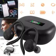 Sweatproof Wireless Bluetooth Earphones Headphones Sport Gym Earbuds with Mic