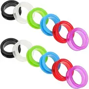 Levemolo Hairdressing Scissor Finger Protector Ring Set Pcs Pet and Dog Grooming Scissors Silicone Thumb Inserts for Comfort and Safety