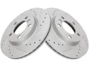 Front Brake Rotor Set For 11-16 Mini Cooper Countryman Paceman Base RP74X9 (for: Mini)