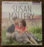 SEALED CD~AUDIO BOOK~SUSAN MALLERY~2012~ALL SUMMER LONG~TANYA EBY~ NEW OLD STOCK