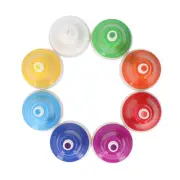 8 Pcs Desk Bells 8 Notes Colorful Metal Hand Bells Percussion Instrument For L2S