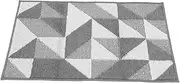 Abaodam Geometric Style Washable Entry Rug Slip Indoor Mat for Home Entrance Living Hallway Durable Design for Clean Tidy Spaces