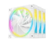 DeepCool FL12R White 120mm (3-Pack) Unique Addressable RGB High Performance F...