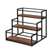 3-Tier Coffee Syrup Rack 12 Bottles Syrup Holder Heavy Duty Seasoning