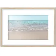 Ocean Beach Sea Wall Art Framed Canvas Print 103x73cm