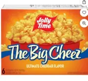 Jolly Time The Big Cheez Ultimate Cheddar Microwave Popcorn, 3 oz, 6 Ct.