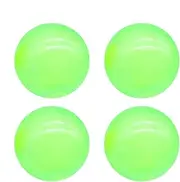 Glorbs Balls, 4 Pack Stickys Balls, Ceiling Balls, Sticky Glows Balls, 4.5cm Stickys Balls to Throw at Ceiling, Bounce Back to You, Colorful Dream Balls Glows in The Dark, Stress Balls for Kid Adult