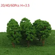 Tree Model Plastic Train 20/40/60X Architecture Tree Decorated Railway