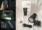 Sofirn Q8 Plus Super Powerful LED Flashlight 16000lm USB C Rechargeable Torch