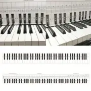 88 Keys Beginner Piano Finger Practice Guide Teaching Aid Keyboard Notes Chart