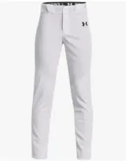 Under Armour Boys Utility Baseball Pant, (100) White / / Black, Small