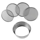 Stainless Steel Soil Sieve Set with Interchangeable Mesh Screens Planting Soil