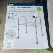 Folding Over Portable Toilet Disability Aged Care Shower Frame Anko BNIB