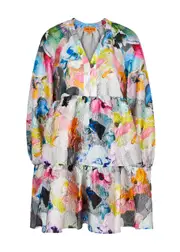Stine Goya Jasmine Printed Cloqué Taffeta Dress - Multicoloured 1 - M (UK12 / M) M (UK12 / M)