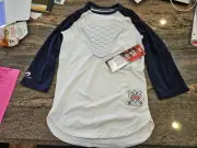 McDavid 7630 Hex Pad Sternum Raglan Shirt Chest Guard Protector Heart Medium M