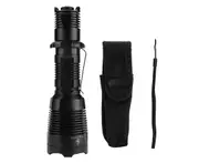 Mini Stainless Steel Flashlight 3 Mode Pocket LED Torch Handheld Pen Light for Camping Outdoor Emergency