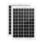ATEM POWER 2x 12V 10W Solar Panel Kit Megavolt Caravan Camping Power MONO Battery Charging