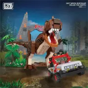 Loz LOZ Mini Blocks - When Dinosaurs Ruled The Earth Building Bricks Set 40 x 28 x 9.5cm