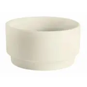 G.E.T. PP1100705124 Corona Americana Off White Porcelain 10.7 oz. Soup Cup-2 Doz