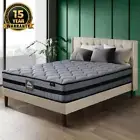 Single Mattress Bed Mattress 3D Mesh Fabric Firm Foam Spring 22cm 7-Zone