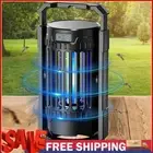 Electric Fly Trap with Tent Light 4000mAh Waterproof Bug Zapper for Home Outdoor