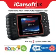 iCarsoft CR V2.0 2024 Full System Diagnostic Scan Tool 10 Manufacturers Optional