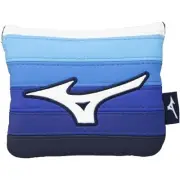 MIZUNO 5LGH2516 Golf Men's Putter Mallet Type Head Cover Tour Series White Blue