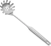 BESTOYARD Stainless Steel Noodle Spoon Spaghetti Spoon Fine Mesh Strainer Fettuccine Pasta Scoop Colander French Fries Colander Pasta Spoon Server Pasta Ladle Silver 304 Stainless Steel