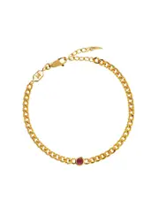Missoma July Birthstone 18kt Gold Vermeil Bracelet ONE SIZE