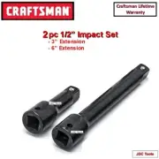 Craftsman 1/2" Drive Impact 6 inch & 3 inch Extension