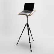 Tripod Standing Desk Adjustable Portable Multifunctional Tripod Standing Desk BIRCH