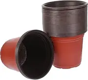 GAROZATION 50Pcs Durable Flower Pots for Home Gardening Seedling Versatile Nursery Pots for Indoor and Outdoor Plants