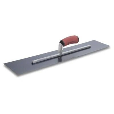 MARSHALLTOWN Finishing Trowel 24"X4" Steel Curved Resilient Durasoft Handle Blue