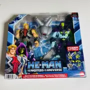 HE-MAN AND THE MASTERS OF THE UNIVERSE BATTLE FOR ETERNIA 2 PACK NEW MOTU
