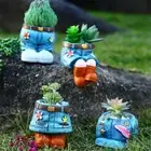 Resin Plant Pot Denim Pants Planter High-quality Plant Containers
