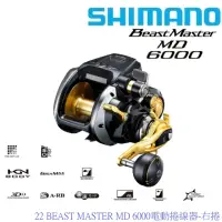 在飛比找momo購物網優惠-【SHIMANO】22 BEAST MASTER MD 60