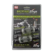 Zing Light Up Backyard Flashing Cricket Bails Outdoor Game Equipment