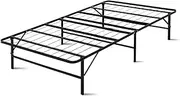 Folding Bed Frame Metal Base King Single Portable Adjustable Sleep Solution