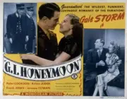 I Honeymoon poster Peter Cookson Gale Storm right Jerome Cowa- 1945 Old Photo
