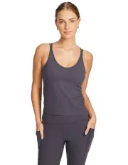 [Rockwear] Strappy Fitted Singlet in Pewter