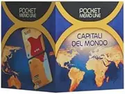 Cranio Creations - Pocket Memo Line - Capitals of The World, A New Way to Play and Learn with Memory, Edition in Italian Language