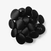 Elite Black Tuxedo Button Set: 15 Premium Buttons (4 Jacket, 11 Sleeve/Pant) - P