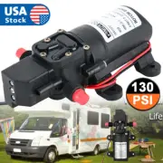 12V Water Pressure Diaphragm Pump Self-Priming Pump 130 PSI Caravan Boat RV Home